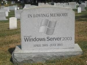 پایان پشتیبانی مایکروسافت از سیستم عامل ویندوز سرور 2003 تا 15 جولای 2015