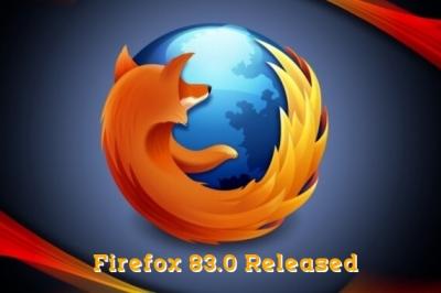 ۸۳.۰ Firefox منتشر شد
